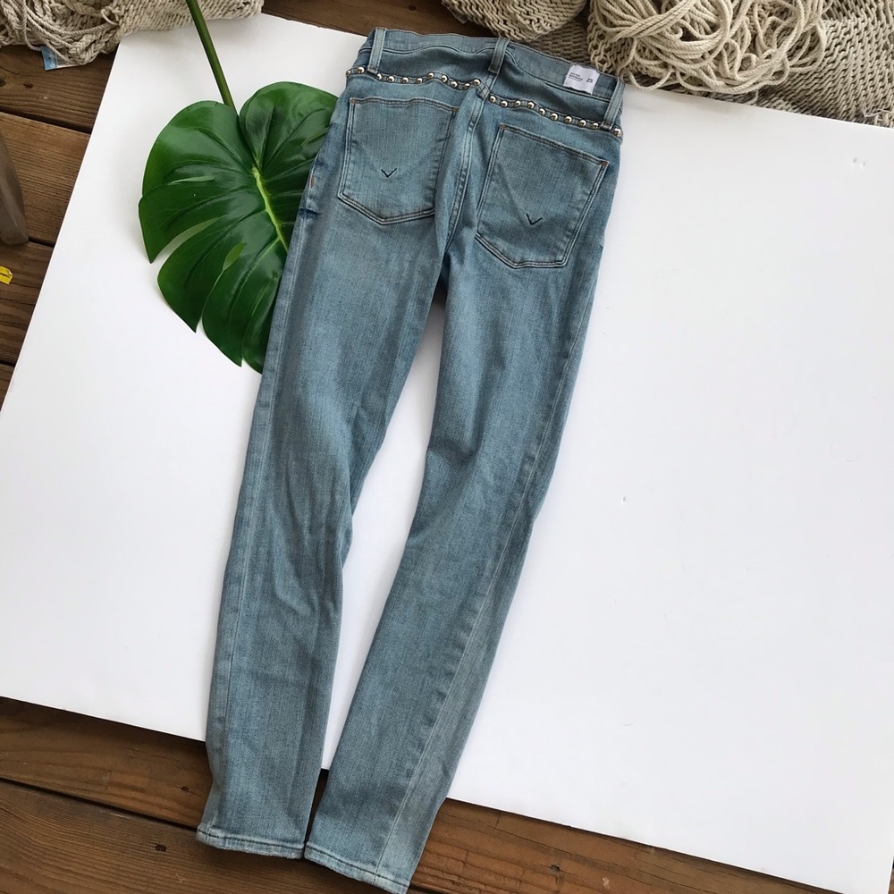 ❤️Hudson high waist studded light wash jeans - Picture 3 of 7